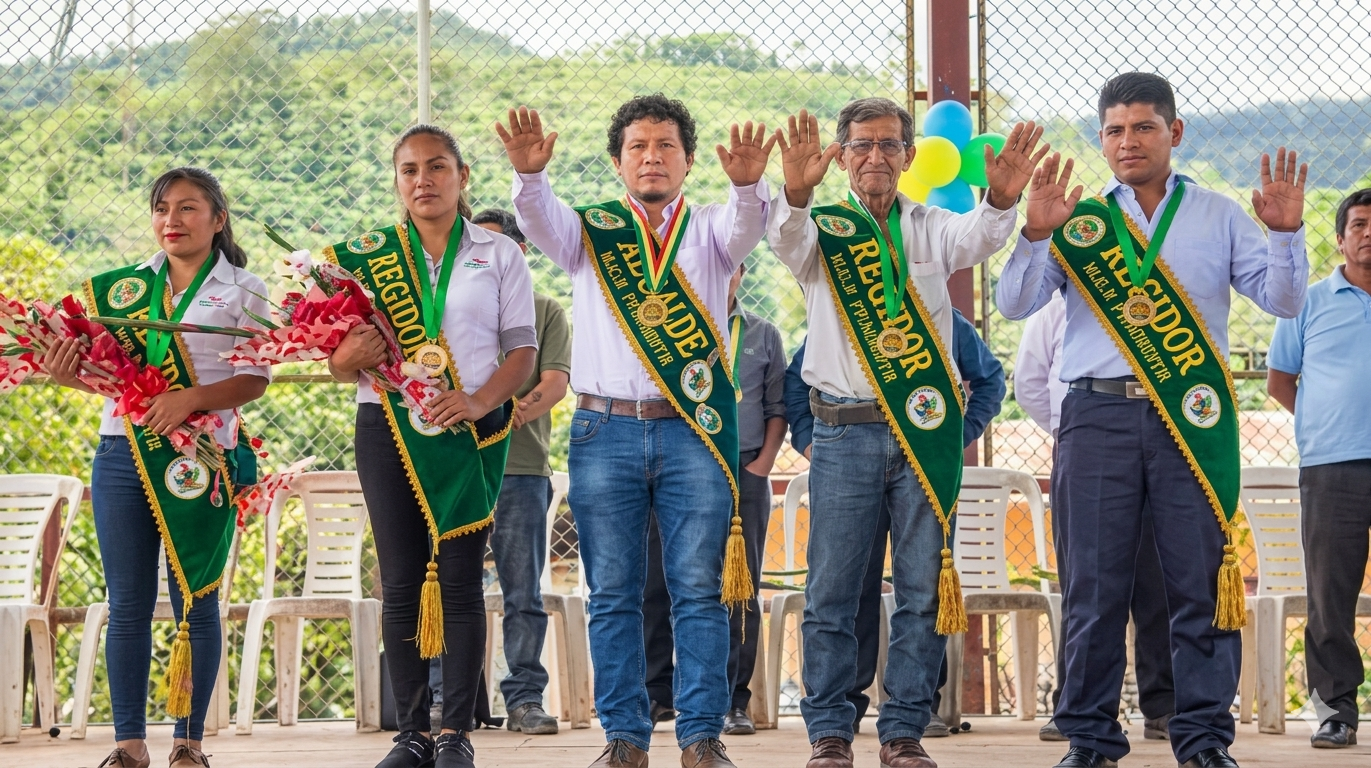 Autoridades electas del Centro Poblado de Ivochote — Concejo Municipal 2023-2026